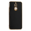 Mey İthalat®  Huawei Mate 10 Lite Kılıf Volet Silikon - Siyah