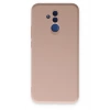 Mey İthalat®  Huawei Mate 20 Lite Kılıf Nano içi Kadife Silikon - Pudra