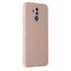 Mey İthalat®  Huawei Mate 20 Lite Kılıf Nano içi Kadife Silikon - Pudra