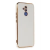 Mey İthalat®  Huawei Mate 20 Lite Kılıf Volet Silikon - Beyaz