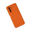 Mey İthalat®  Huawei Nova Y70 Kılıf Nano içi Kadife Silikon - Turuncu