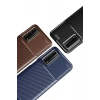 Mey İthalat®  Huawei P Smart 2021 Kılıf Auto Focus Karbon Kapak - Siyah
