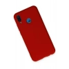 Mey İthalat®  Huawei P20 Lite Kılıf Nano içi Kadife Silikon - Kırmızı