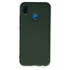 Mey İthalat®  Huawei P20 Lite Kılıf Nano içi Kadife Silikon - Koyu Yeşil