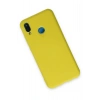 Mey İthalat®  Huawei P20 Lite Kılıf Nano içi Kadife Silikon - Sarı