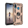 Mey İthalat®  Huawei P20 Lite Kılıf Sofya Yüzüklü Silikon Kapak - Gold
