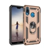 Mey İthalat®  Huawei P20 Lite Kılıf Sofya Yüzüklü Silikon Kapak - Gold
