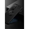 Mey İthalat®  Huawei P40 Pro Kılıf Range Yüzüklü Silikon - Siyah