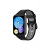 Mey İthalat®  Huawei Watch Fit 2 Spor Delikli Kordon - Siyah-Gri