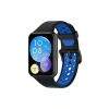 Mey İthalat®  Huawei Watch Fit 2 Spor Delikli Kordon - Siyah-Mavi
