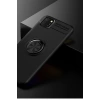 Mey İthalat®  Huawei Y5P Kılıf Range Yüzüklü Silikon - Siyah