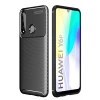 Mey İthalat®  Huawei Y6P Kılıf Auto Focus Karbon Kapak - Siyah
