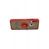 Mey İthalat®  Huawei Y6P Kılıf Montreal Yüzüklü Silikon Kapak - Kırmızı