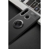 Mey İthalat®  Huawei Y6P Kılıf Range Yüzüklü Silikon - Siyah