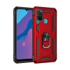 Mey İthalat®  Huawei Y6P Kılıf Sofya Yüzüklü Silikon Kapak - Kırmızı