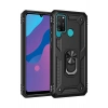 Mey İthalat®  Huawei Y6P Kılıf Sofya Yüzüklü Silikon Kapak - Siyah