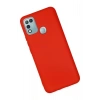 Mey İthalat®  İnfinix Hot 10 Play Kılıf Nano içi Kadife Silikon - Kırmızı