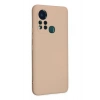 Mey İthalat®  İnfinix Hot 11s Kılıf Nano içi Kadife Silikon - Pudra