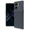 Mey İthalat®  İnfinix Smart 9 Kılıf Auto Focus Karbon Kapak - Lacivert