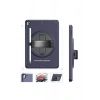 Mey İthalat®   iPad 10.2 (7.nesil) Kılıf Hand Strap Tablet Kılıfı - Lacivert
