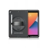 Mey İthalat®   iPad 10.2 (7.nesil) Kılıf Hand Strap Tablet Kılıfı - Siyah