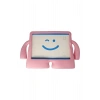 Mey İthalat®   iPad 10.2 (7.nesil) Kılıf Karakter Tablet Silikon - Açık Pembe
