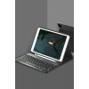 Mey İthalat®   iPad 5 Air 9.7 Kılıf KC01 Smart Klavyeli Tablet Kılıfı - Siyah