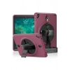 Mey İthalat®   iPad 5 Air 9.7 Kılıf Strap-C Otterbox Tablet Kapak - Mürdüm