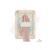 Mey İthalat®   iPad 5 Air 9.7 Kılıf Strap New Tablet Kapak - Pembe