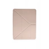 Mey İthalat®   iPad Pro 11 (2021) Kılıf Kalemlikli Hugo Tablet Kılıfı - Rose Gold