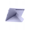 Mey İthalat®   iPad Pro 11 (2024) Kılıf Kalemlikli Hugo Tablet Kılıfı - Lila