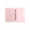 Mey İthalat®   iPad Pro 13 (2024) Kılıf Kalemlikli Hugo Tablet Kılıfı - Rose Gold
