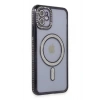 Mey İthalat®   iPhone 11 Kılıf Joke Simli Magneticsafe Kılıf - Siyah