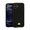 Mey İthalat®   iPhone 11 Kılıf Kelvin Kartvizitli Silikon - Siyah