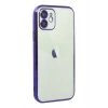 Mey İthalat®   iPhone 11 Kılıf  Lensli Silikon - Mor