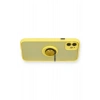 Mey İthalat®   iPhone 11 Kılıf Montreal Yüzüklü Silikon Kapak - Sarı