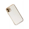 Mey İthalat®   iPhone 11 Kılıf Volet Silikon - Beyaz
