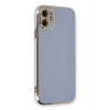 Mey İthalat®   iPhone 11 Kılıf Volet Silikon - Mavi