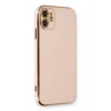 Mey İthalat®   iPhone 11 Kılıf Volet Silikon - Pembe