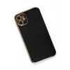 Mey İthalat®   iPhone 11 Kılıf Volet Silikon - Siyah