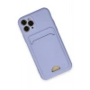 Mey İthalat®   iPhone 11 Pro Kılıf Kelvin Kartvizitli Silikon - Lila