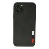 Mey İthalat®   iPhone 11 Pro Kılıf Loop Deri Silikon - Siyah