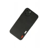 Mey İthalat®   iPhone 11 Pro Kılıf Loop Deri Silikon - Siyah