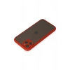 Mey İthalat®   iPhone 11 Pro Kılıf Montreal Silikon Kapak - Kırmızı