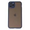 Mey İthalat®   iPhone 11 Pro Kılıf Montreal Silikon Kapak - Lacivert