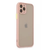 Mey İthalat®   iPhone 11 Pro Kılıf Montreal Silikon Kapak - Pembe