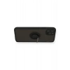Mey İthalat®   iPhone 11 Pro Kılıf Montreal Yüzüklü Silikon Kapak - Siyah