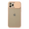 Mey İthalat®   iPhone 11 Pro Kılıf Palm Buzlu Kamera Sürgülü Silikon - Pembe