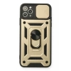 Mey İthalat®   iPhone 11 Pro Kılıf Pars Lens Yüzüklü Silikon - Gold