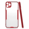 Mey İthalat®   iPhone 11 Pro Kılıf Platin Silikon - Kırmızı